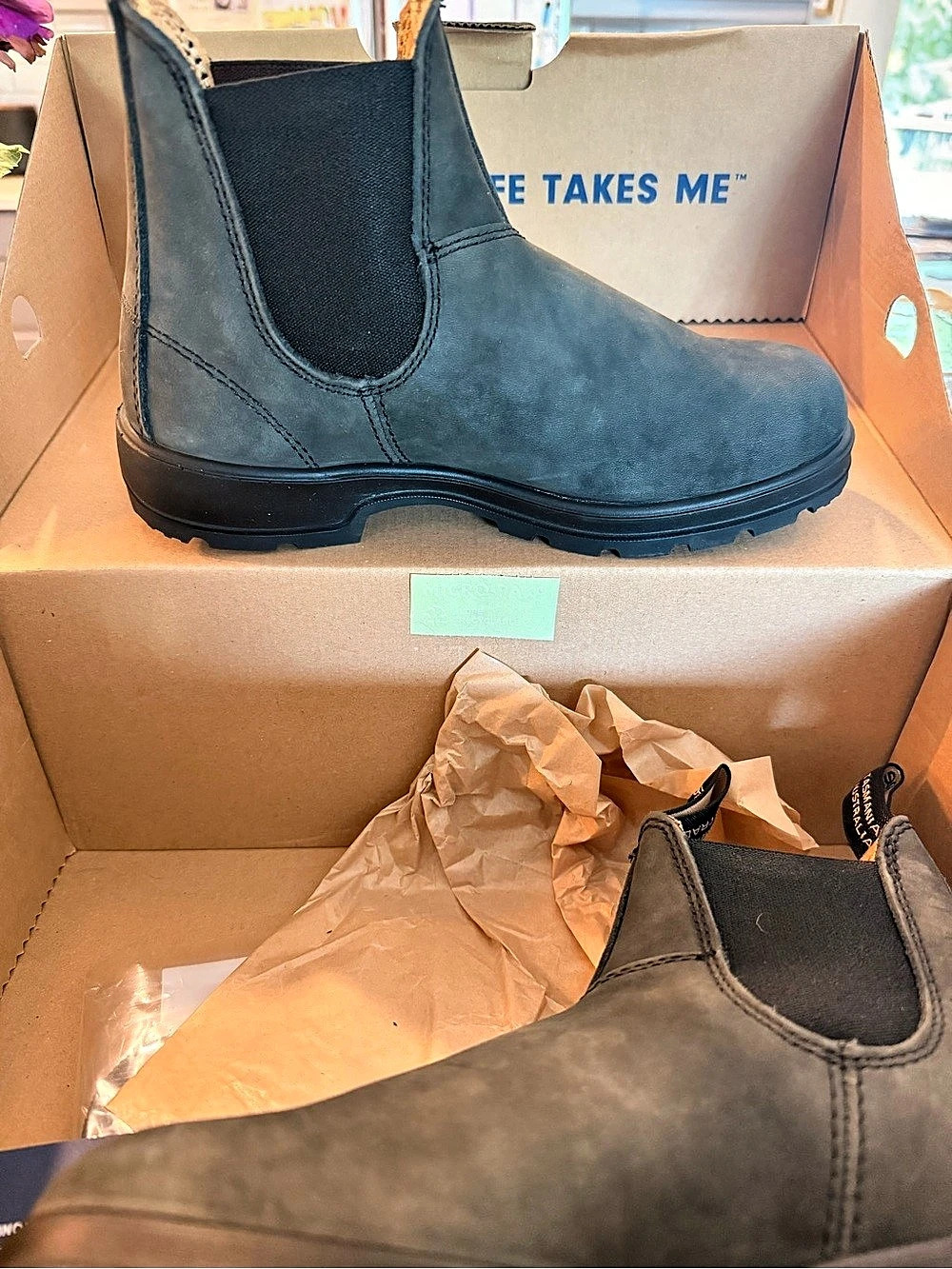 Blundstone 587 Elastic Side Boot Black US 4.5 NWT